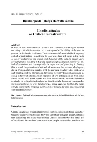 Jihadist Attacks on Critical Infrastructure