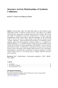 Structure-Activity Relationships of Synthetic Cathinones