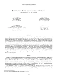 Variability in Wave-Dominated Estuary Sandstones: Implications on Subsurface Reservoir Development