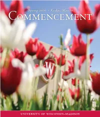 Friday, May 13, 2016 Program (PDF)
