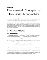 Fundamental Concepts of Time-Series Econometrics