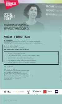 Spring Business Forum Programme