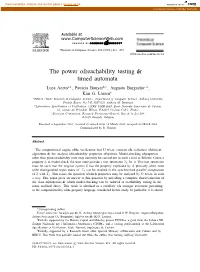 The Power of Reachability Testing for Timed Automata