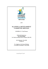 2009-05-06 Planning & Development Committee Meeting Minutes