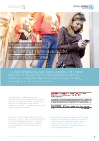 Precision Digital Marketing Now Available for and in Stores