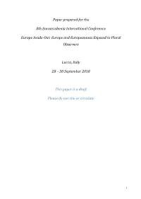 The European and Soviet Identities.Pdf