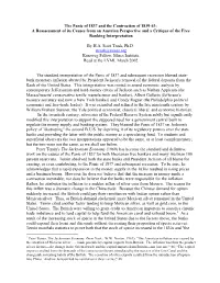 The Panic of 1837 and the Contraction of 1839-43: a Reassessment of Its Causes from an Austrian Perspective and a Critique of the Free Banking Interpretation