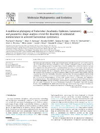 A Multilocus Phylogeny of Podoctidae