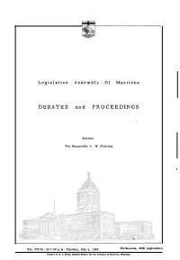 DEBATES and PROCEEDINGS