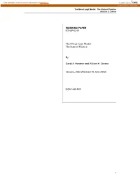 The Mixed Logit Model: the State of Practice Hensher & Greene