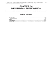 Volume 1, Chapter 2-4: Bryophyta