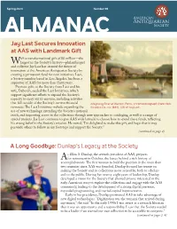 Dunlap's Legacy at the Society Jay Last Secures Innovation at AAS