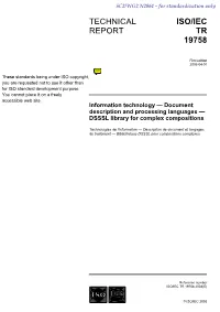 Iso/Iec Tr 19758:2003(E)