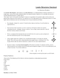 Lewis Structure Handout