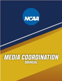 Media Coordination MANUAL