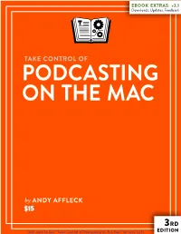 Take Control of Podcasting on the Mac (3.1) SAMPLE