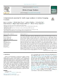 Computational Anatomy for Multi-Organ Analysis in Medical Imaging: a Review