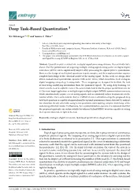 Deep Task-Based Quantization †
