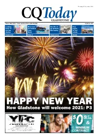 How Gladstone Will Welcome 2021: P3