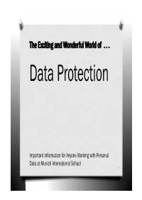 The Exciting and Wonderful World of