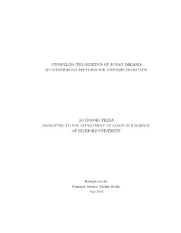 Unraveling the Genetics of Human Diseases by Integrating Patterns for Epistasis Detection an Honors Thesis Submitted to the Depa