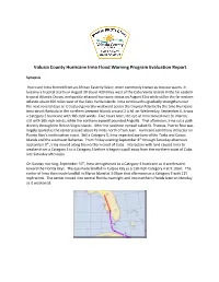 Volusia County Hurricane Irma Flood Warning Program Evaluation Report