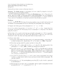 Math 370 Fields and Galois Theory Spring 2019 HW 6