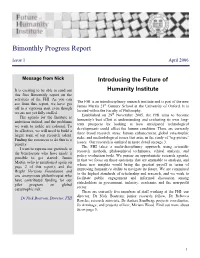 Bimonthly Progress Report