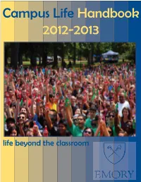 Campus Life Handbook 2012-2013
