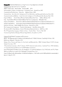 Category D: Published Publications on Lisp/Common Lisp (Duplication