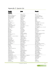 Chapter17 Appendixiii Species List.Pub