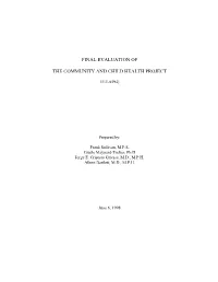 Final Evaluation of the Community and Child Health