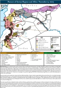 Regime and Allies: November 9, 2015