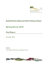 Spring Survey 2018