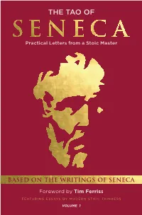 Tao of Seneca: Volume 1