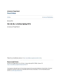 Vol. 43, No. 3, Arches Spring 2016