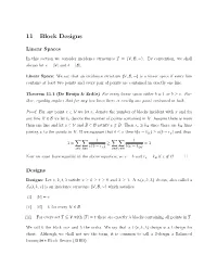 11 Block Designs
