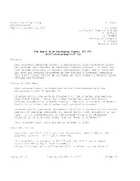 Bagit File Packaging Format (V0.97) Draft-Kunze-Bagit-07.Txt