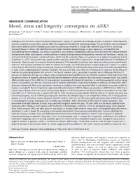 Mood, Stress and Longevity: Convergence on ANK3