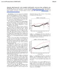 Near-Ir Spectroscopy and Possible Meteorite Analogs for Asteroid (253) Mathilde