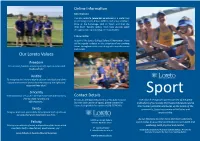 Our Loreto Values