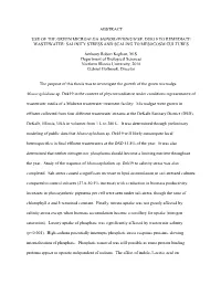 Abstract Use of the Green Microalga Monoraphidium Sp. Dek19 to Remediate Wastewater