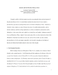 Aristotle and the Privation Theory of Evil