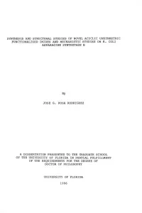 Synthesis and Structural Studies of Novel Acyclic Unsymmetric Functionalized Imides and Mechanistic Studies on E