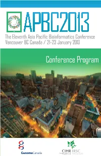 APBC 2013 Final Program