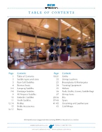 Table of Contents