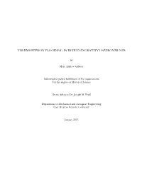 Thermosyphon Flooding in Reduced Gravity Environments