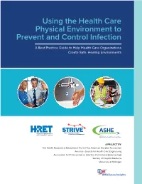 Using the Health Care Environment to Prevent and Control Infection