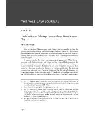 Lessons from Guantánamo Bay Introduction