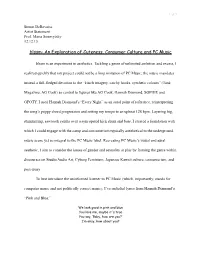 Blssm Paper Artist Statement